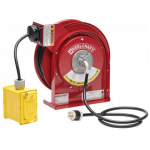L 4545 123 7B - 12/3 45' Premium Duty Duplex Outlet Box Power Cord Reel